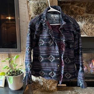 Mens wrangler pearl snap